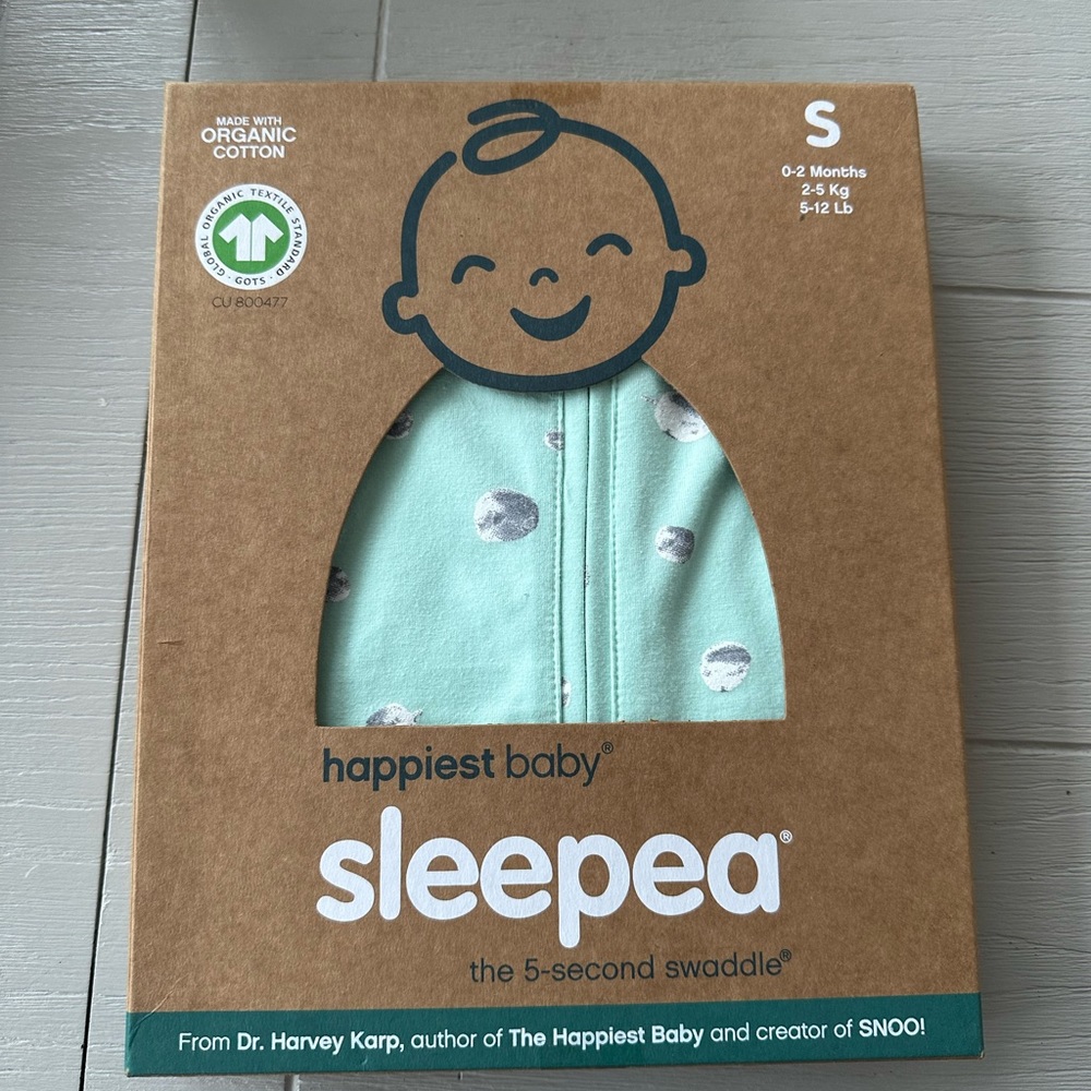 Sleepea 5 second swaddle from happiest baby - size small